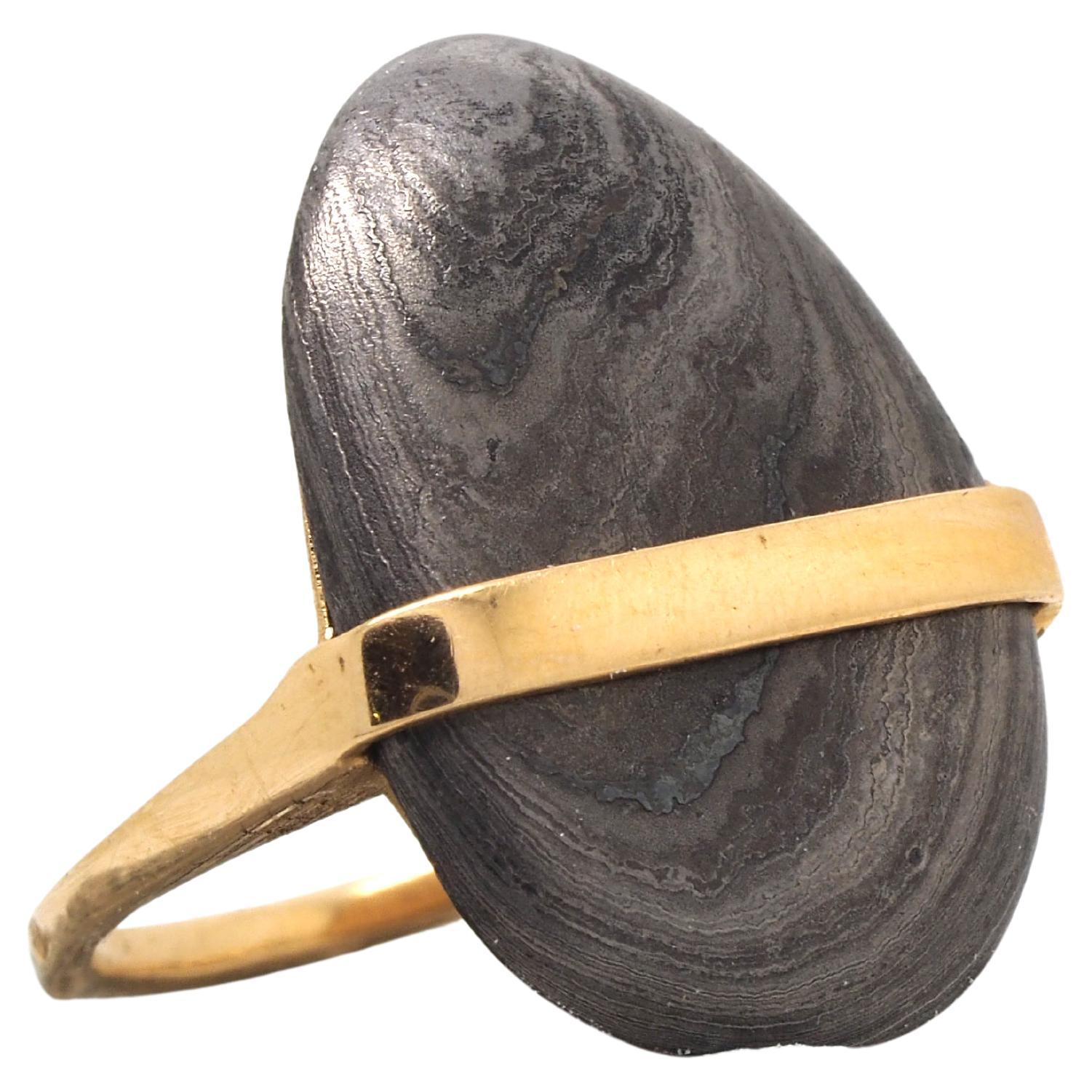 Im Angebot: Paysages Gris Mont Dolmen Ring von Karl Mazlo ()