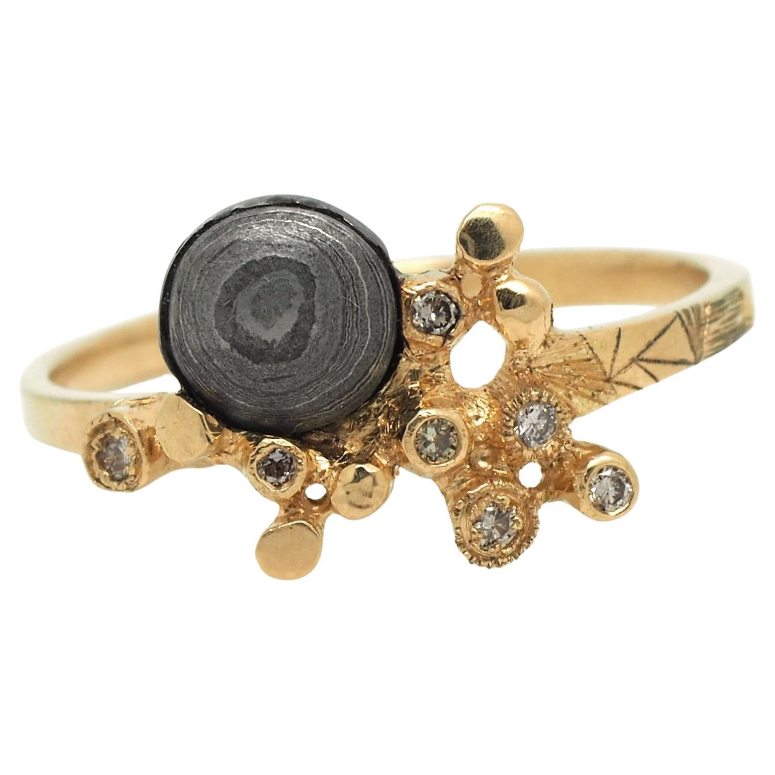 Paysages Gris Ondes Grises Ring by Karl Mazlo