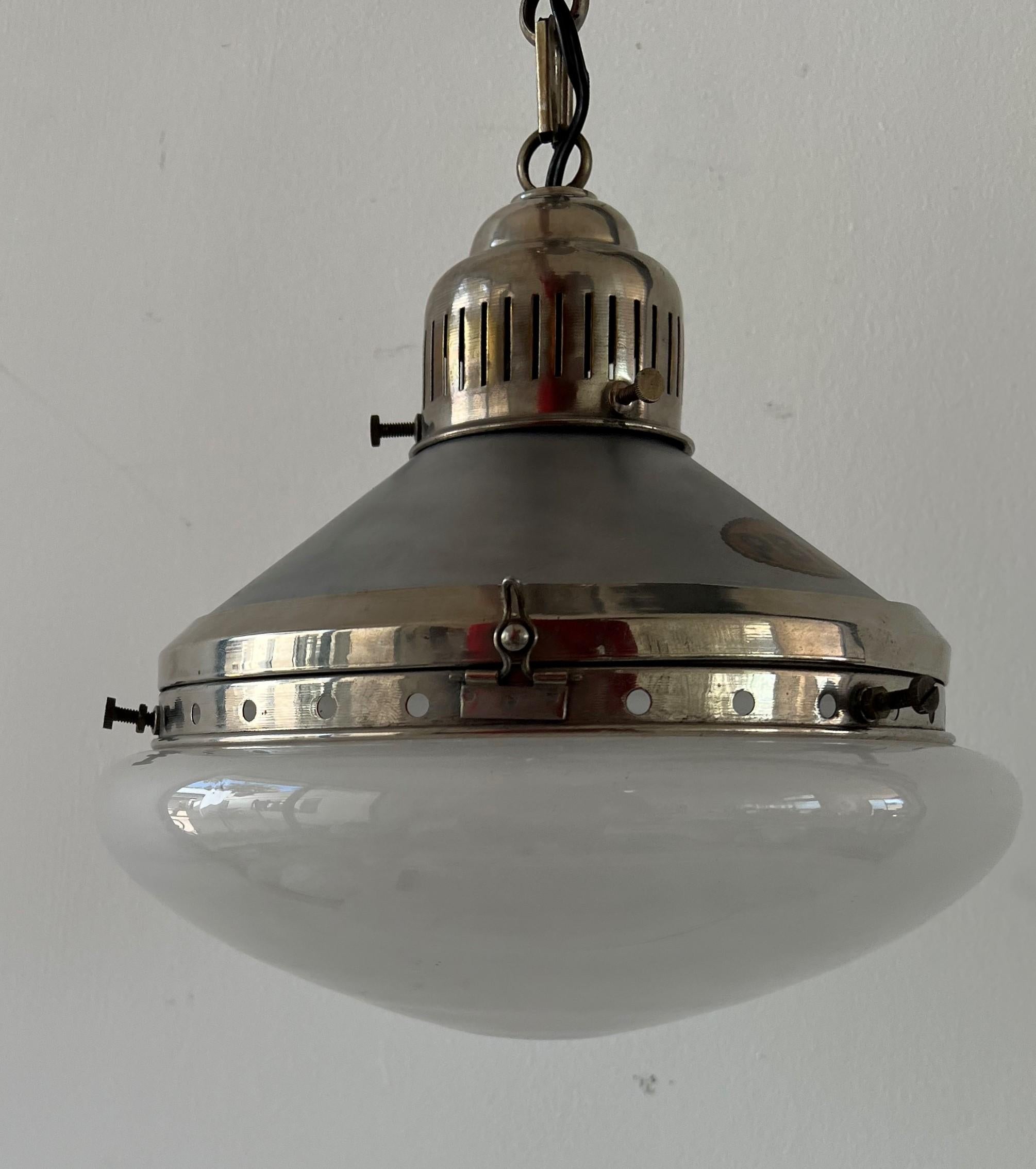 PBL Pendant Light, France, circa 1930 For Sale 5
