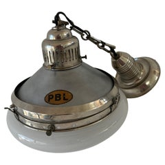 PBL Pendant Light, France, circa 1930