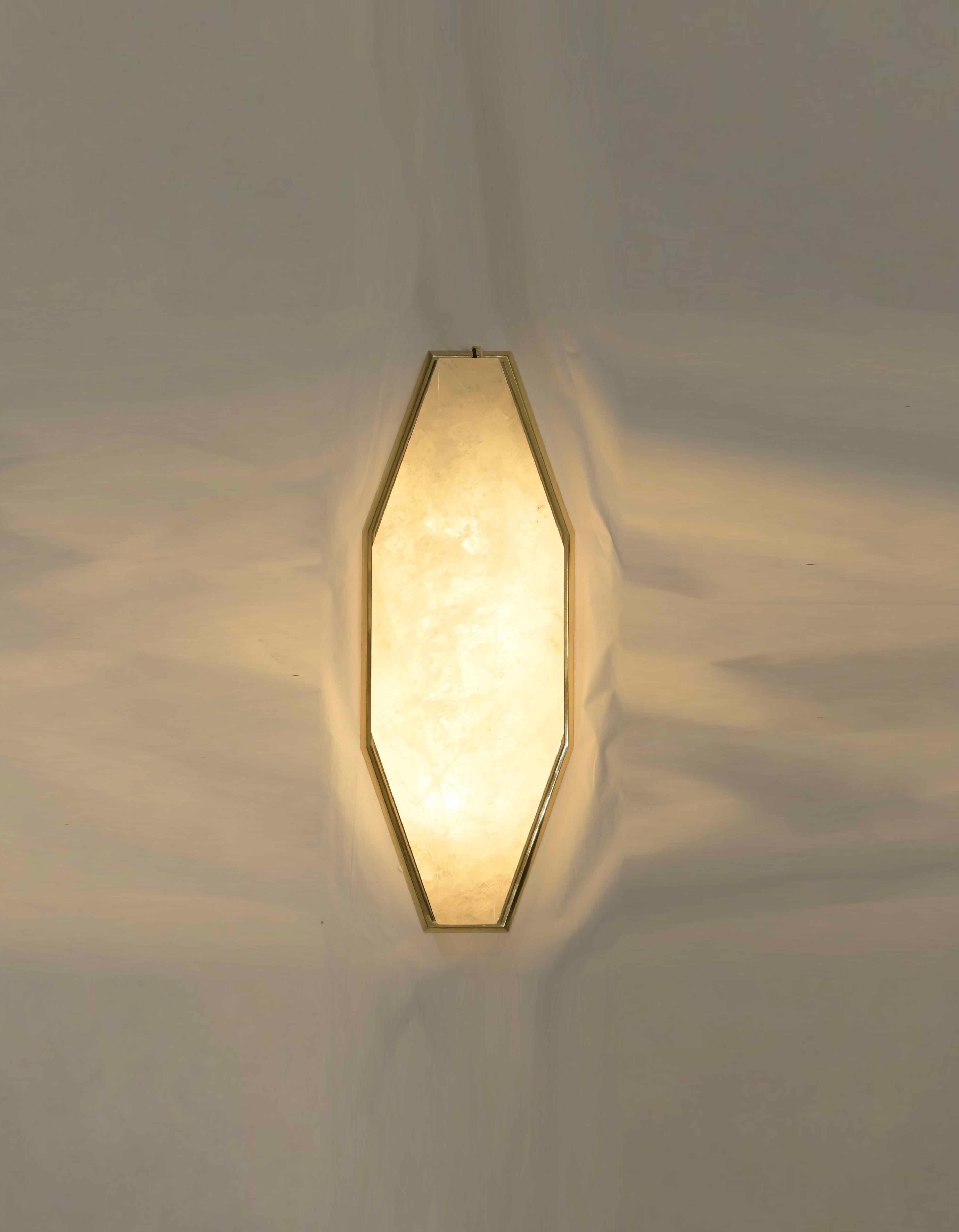 PBW Rock Crystal Sconces by Phoenix For Sale 2