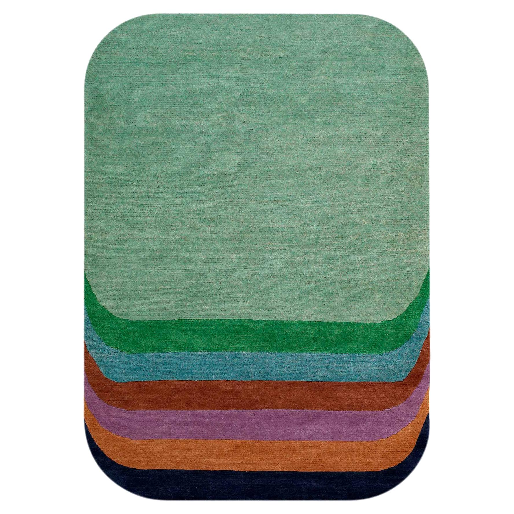 PC2 Woollen Carpet by Pierre Charpin for Post Design Collection/Memphis For Sale