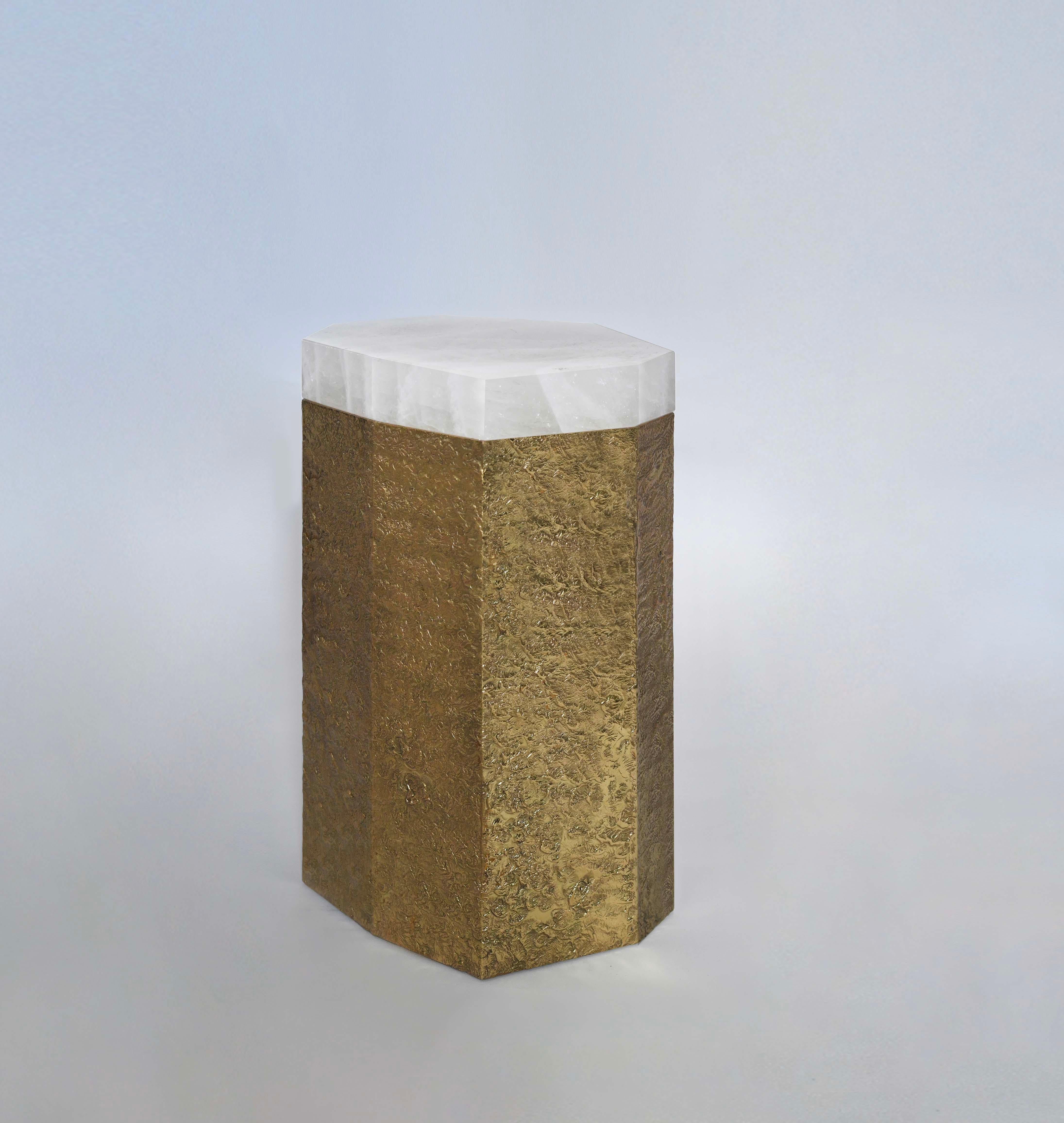 XXIe siècle et contemporain Table d'appoint PCR en cristal de roche par Phoenix en vente