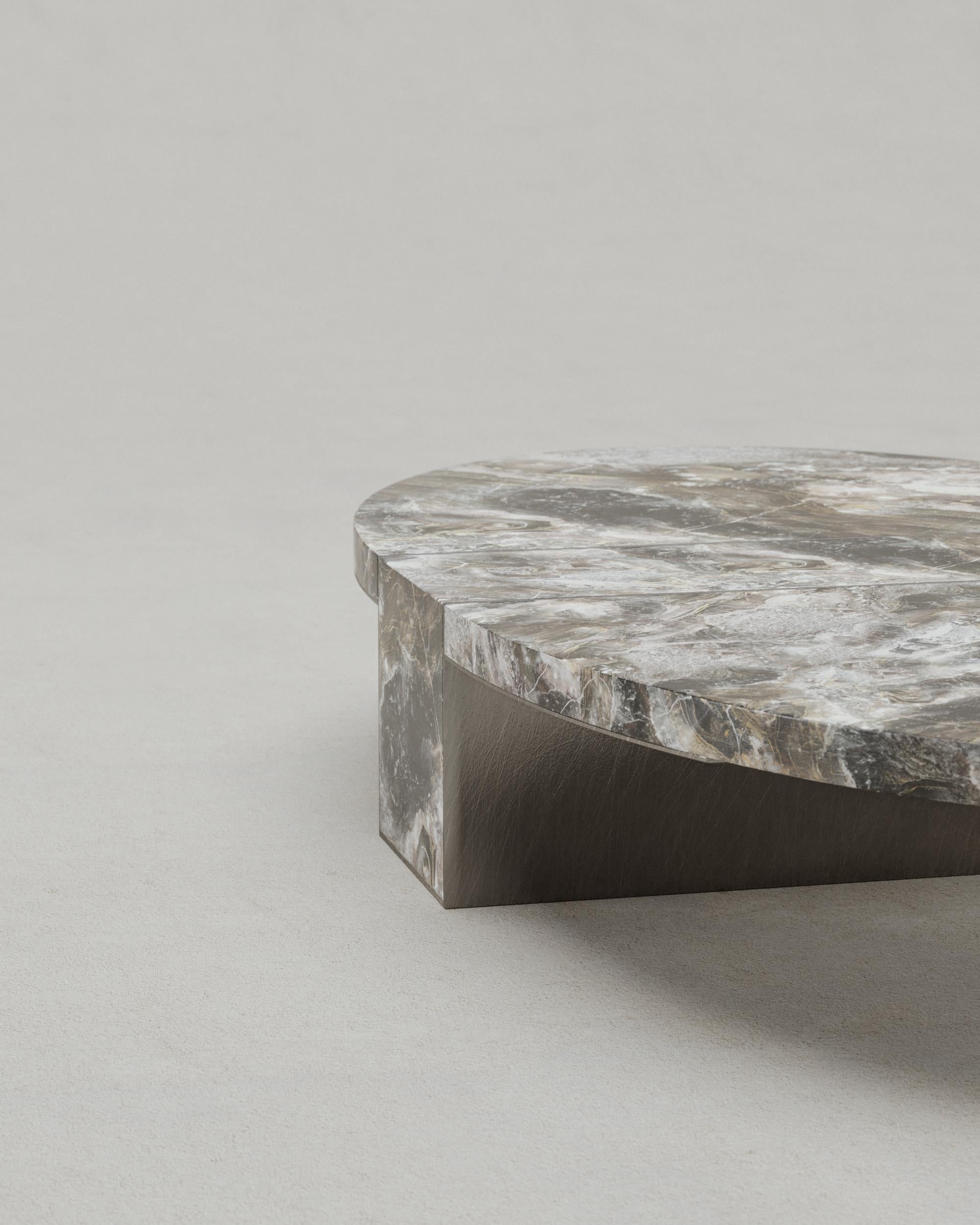 Steel Pd 04 Coffee Table by Piotr Dąbrowa For Sale