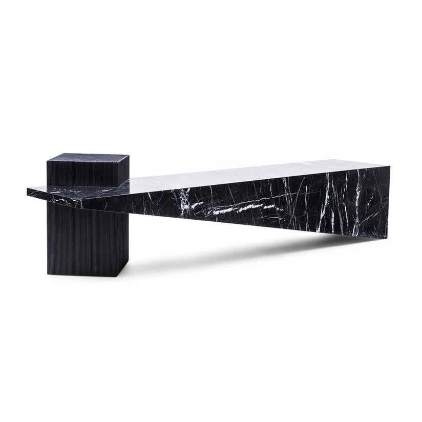 modern marble bench