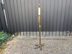 P.E. Guerin Bronze Ostrich Leg Lamp
