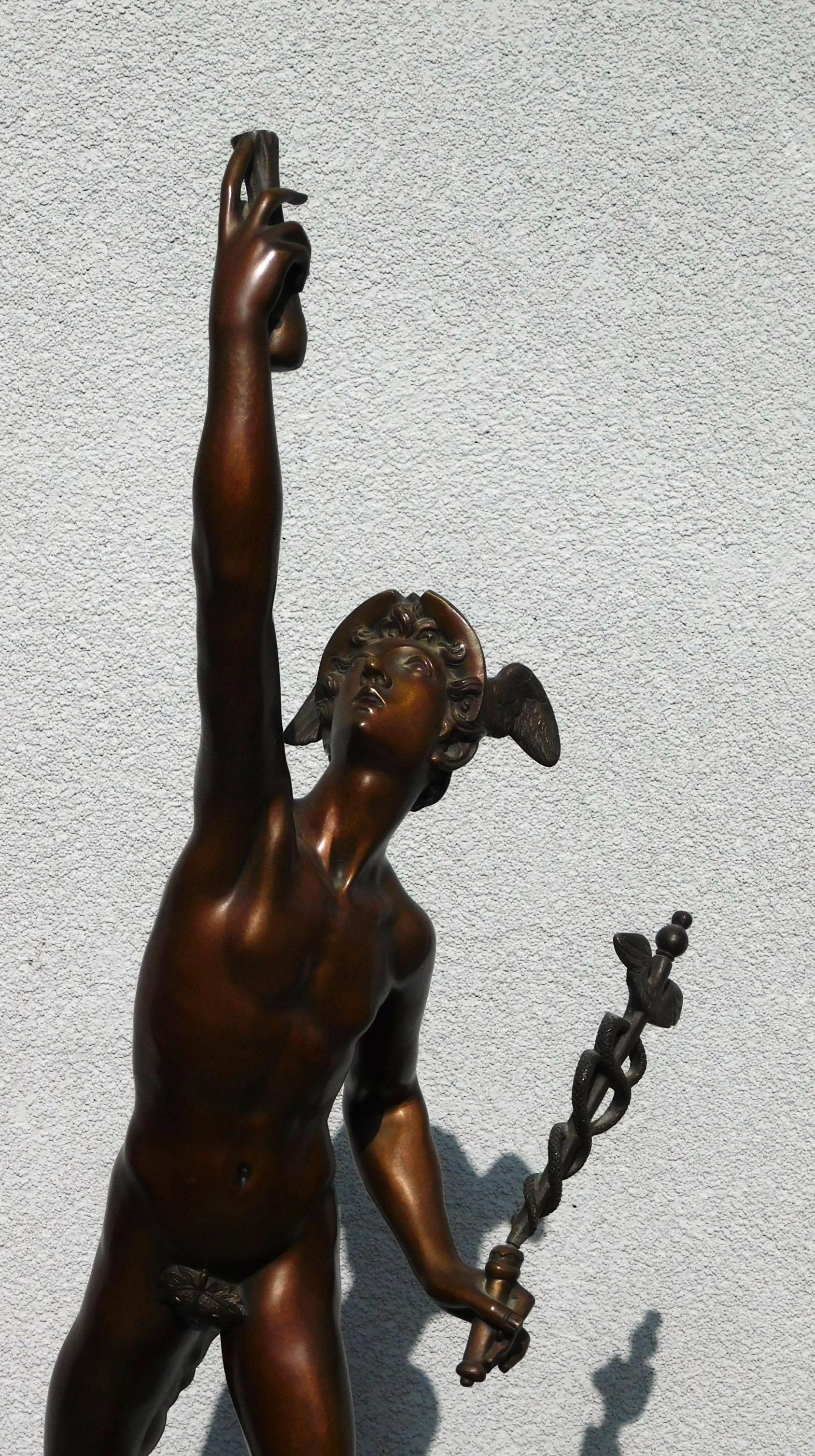 Bronze P.E. Mercure de New York, 19e siècle en vente