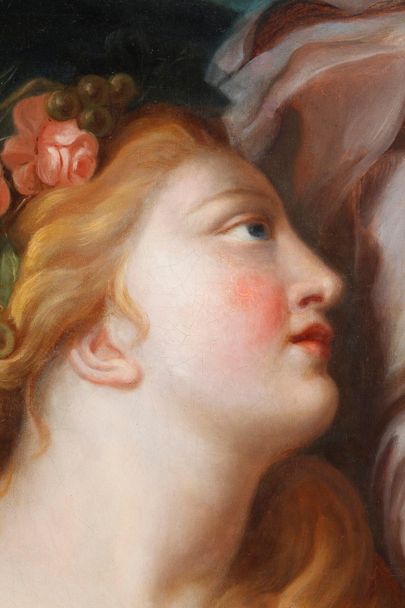 Canvas Peace Bringing Back Abundance, Follower of Elisabeth Vigée Le Brun