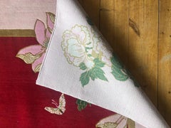 Peace Love & Joy Hand Knotted Wool and Silk Rug by Wendy Morrison