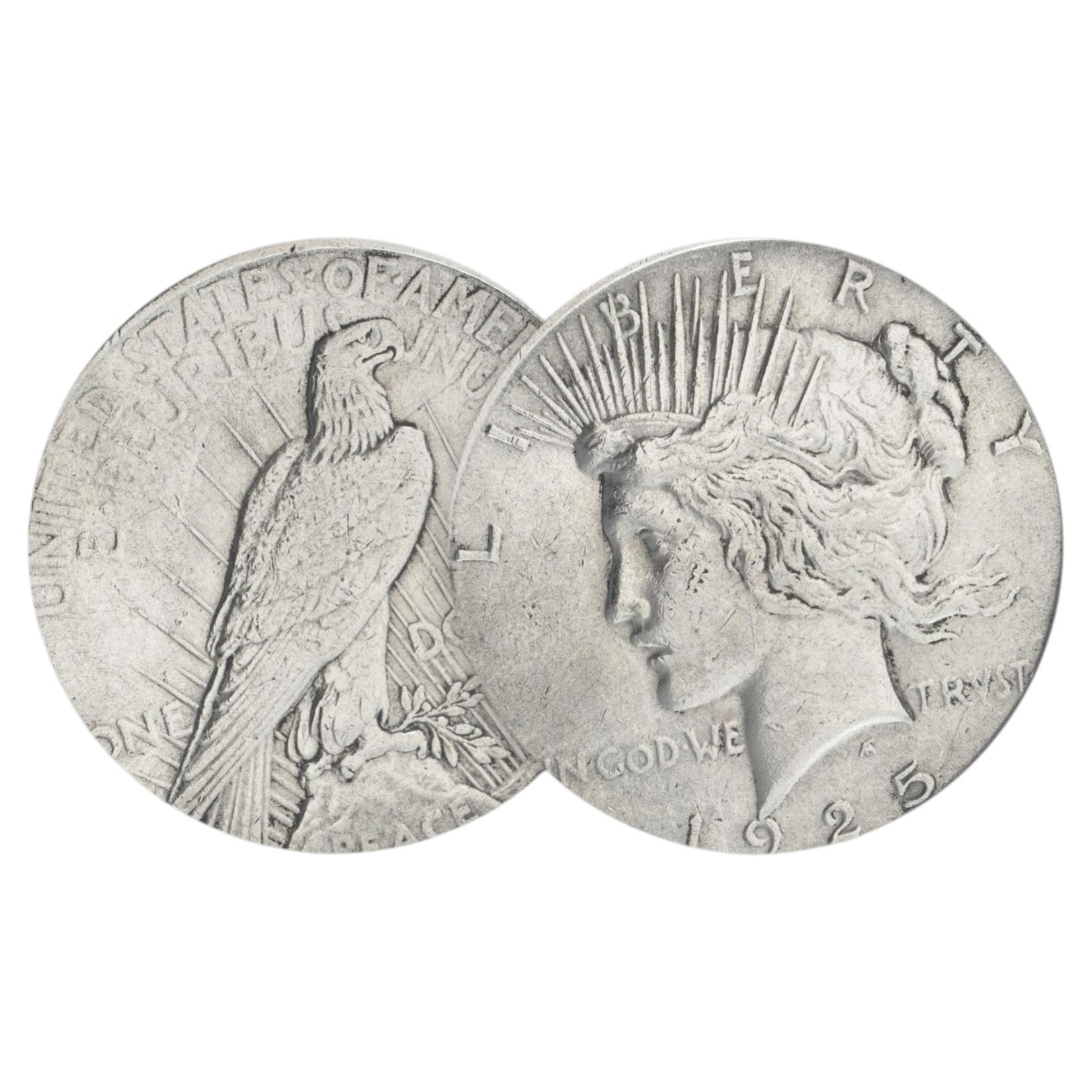 Peace Silver Dollar 1925, United States 90 Percent Silver Coin