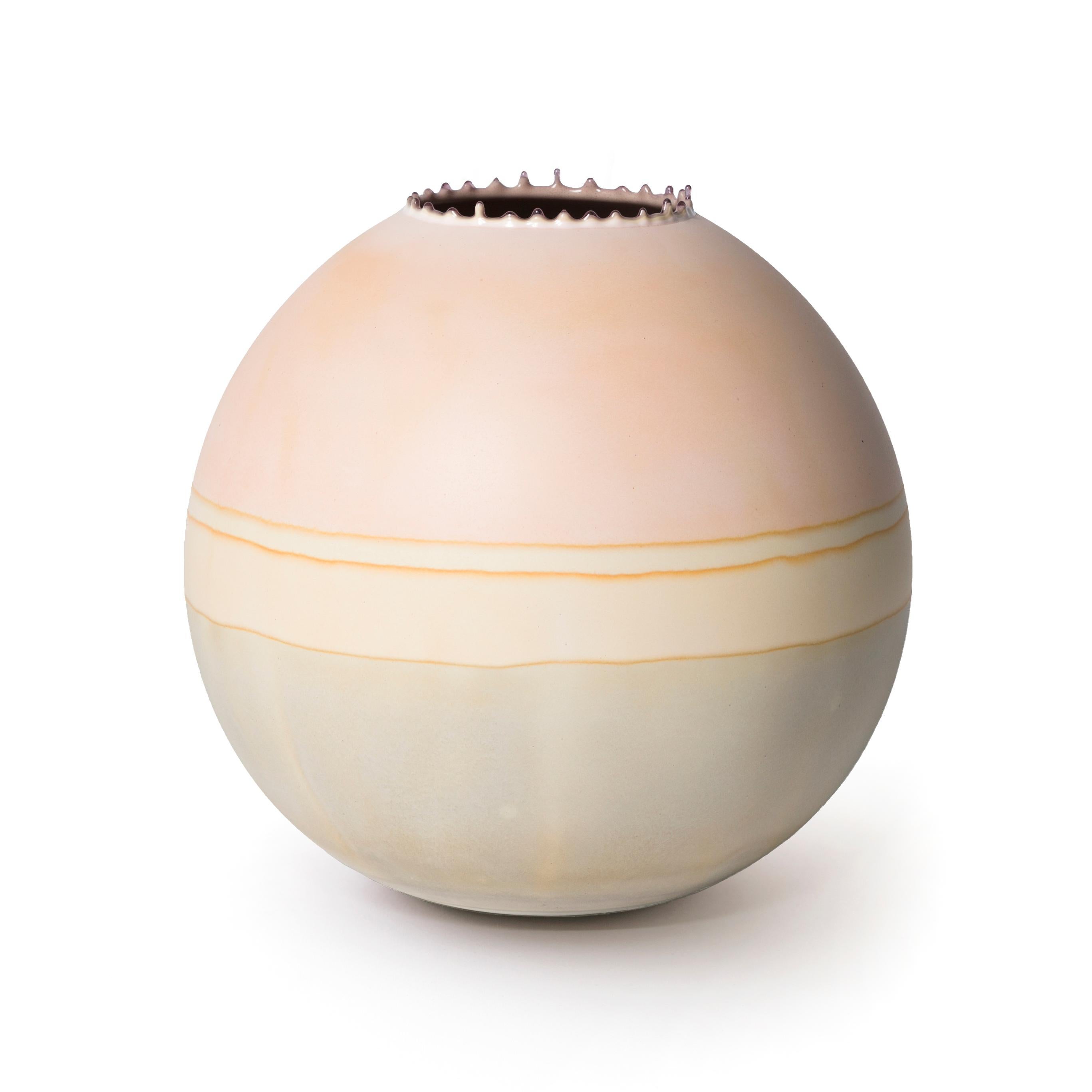 Peach and sage jupiter vase by Elyse Graham
Dimensions: W 28 x D 28 x H 30.5 cm
Materials: Plaster, Resin
Molded, dyed, and finished by hand in LA. customization
Available.
All pieces are made to order

This collection of vessels is inspired