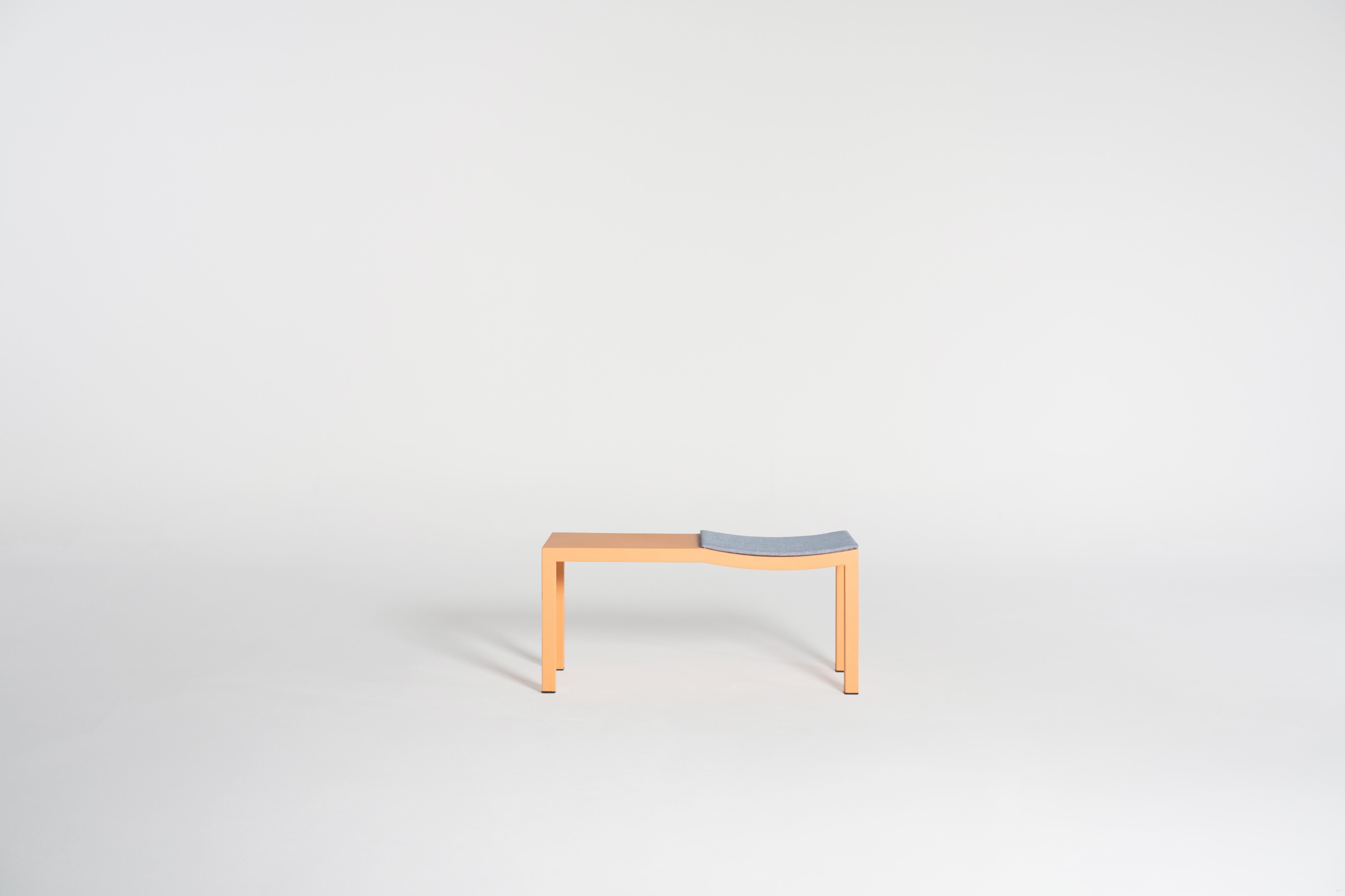Brésilien Banc Bis avec assise amovible bleu clair en vente