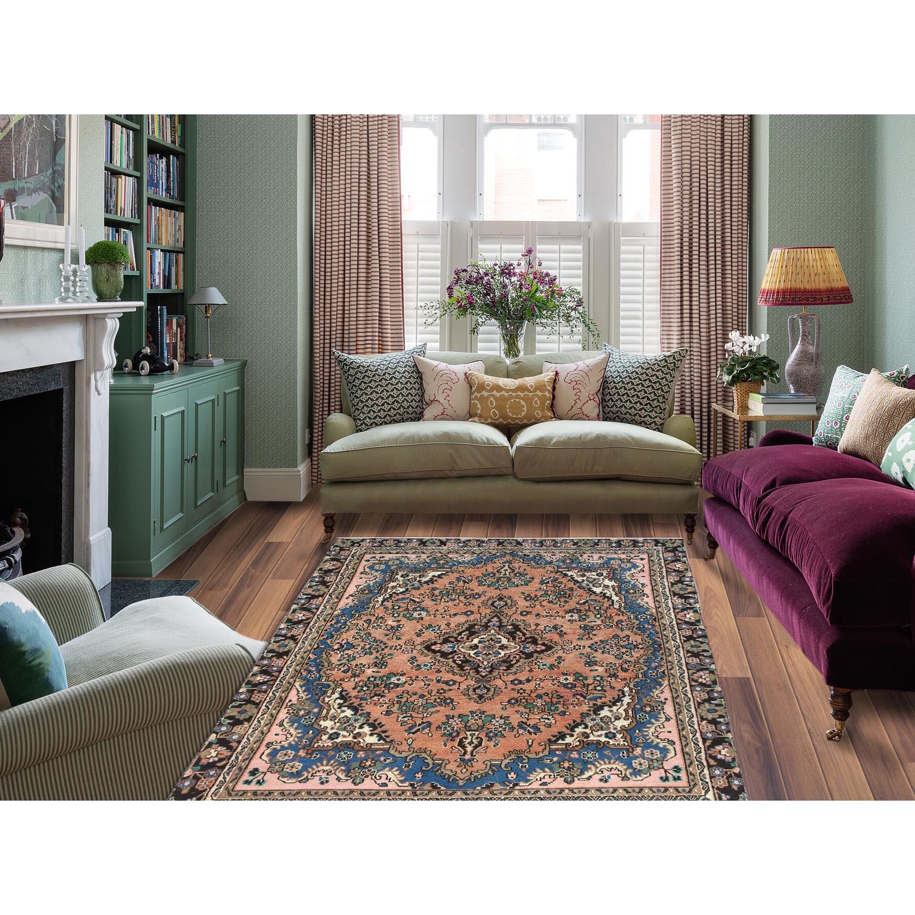 This fabulous Hand-Knotted carpet has been created and designed for extra strength and durability. This rug has been handcrafted for weeks in the traditional method that is used to make
Exact Rug Size in Feet and Inches : 6'4