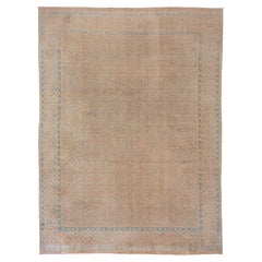Peach Field Tabriz with An All Over Herati Design c.1940