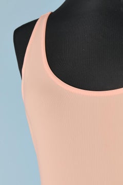 Peach lycra swim-suit ALEXANDRE VAUTHIER