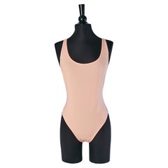 Peach lycra swim-suit ALEXANDRE VAUTHIER