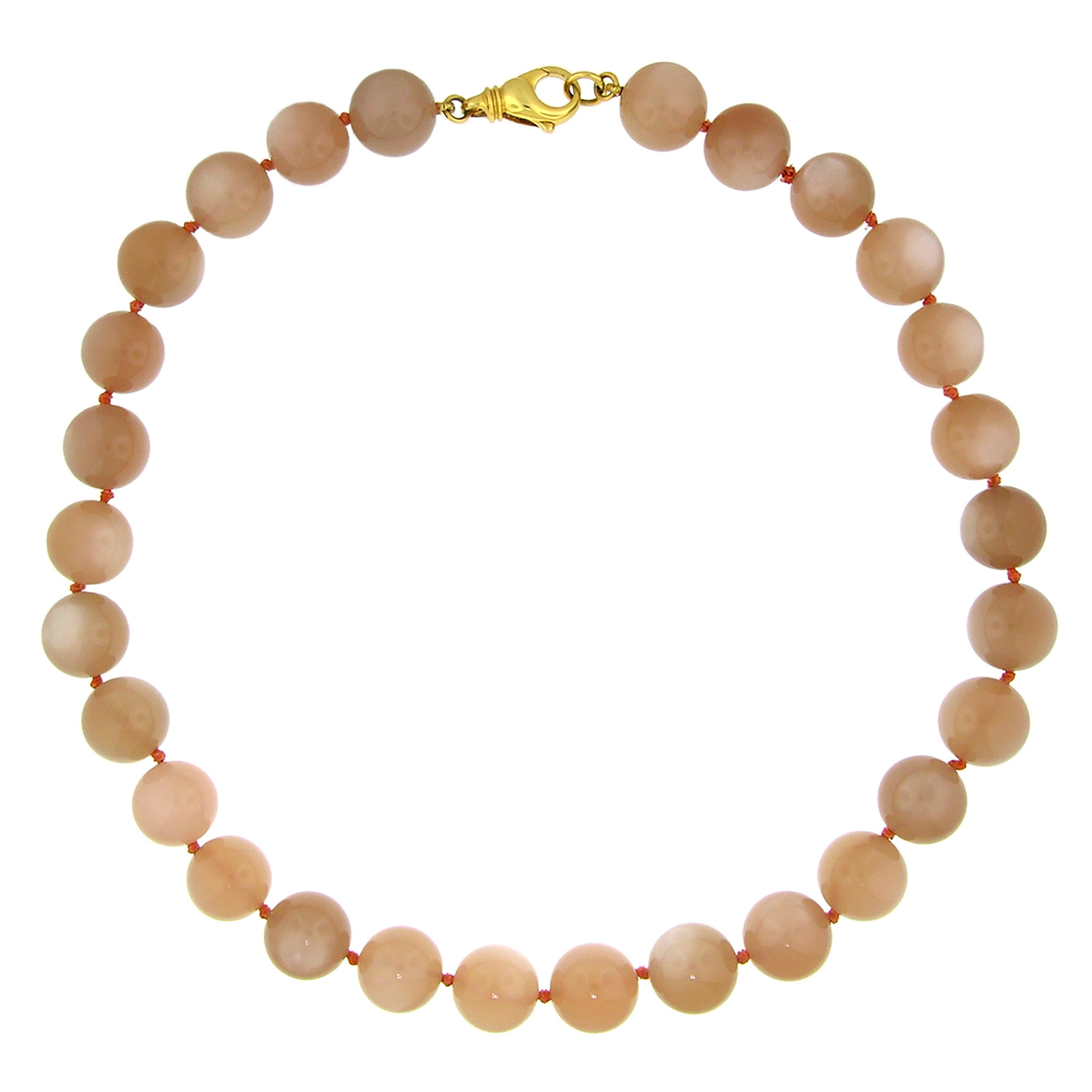 moonstone beads necklace