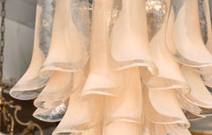 Peach Murano Glass “Selle” Chandeliers