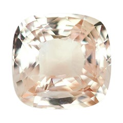 Peach Sapphire 3.16 ct Cushion Natural Unheated, Loose Gemstone