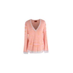 Peach Striped V-Jumper