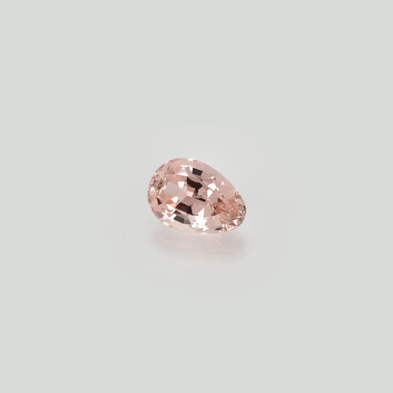 Exquisite 10.36 carat Peach Tourmaline antique pear shape gem, offered loose to a gemstone lover.
Returns are accepted and paid by us within 7 days of delivery.
We offer supreme custom jewelry work upon request. Please contact us for more