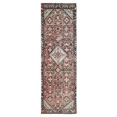 Tappeto persiano vintage Peach Hussainabad in pura lana pulito, annodato a mano