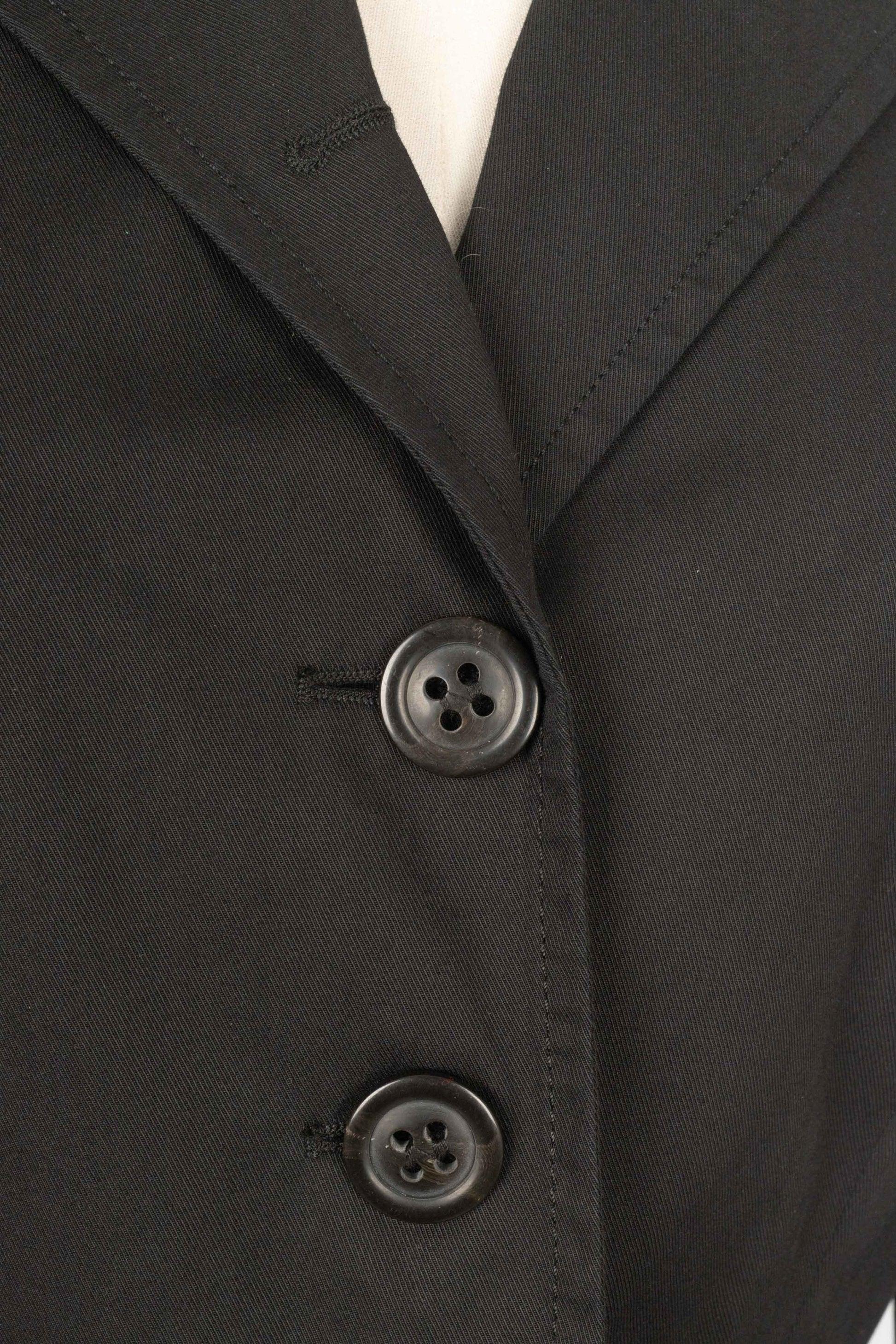 Giacca in cotone nero Peachoo + Krejberg, 2008 in vendita 1