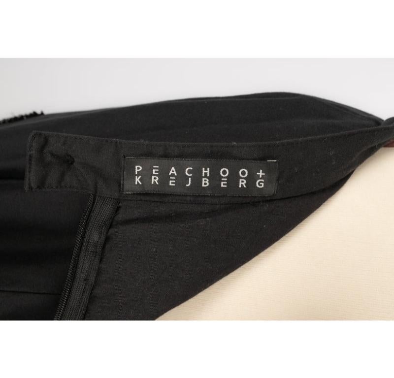 Peachoo + Krejberg Black Cotton Skirt For Sale 3
