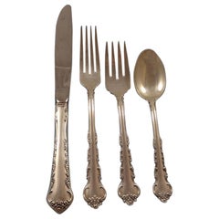 Peachtree Manor by Towle Sterling Silver Flatware Set for 12 Service, 53 Pieces