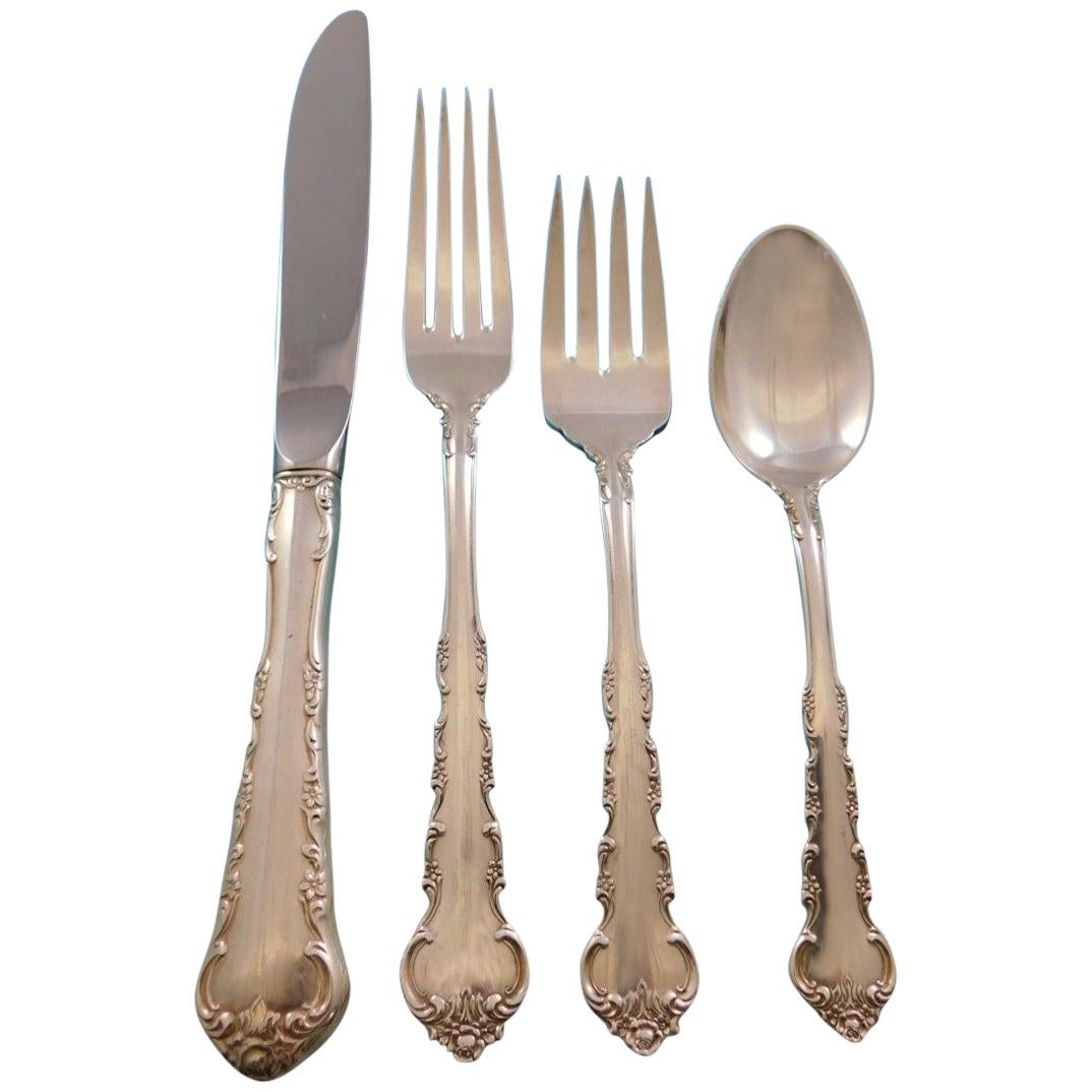 Peachtree Manor by Towle Sterling Silver Flatware Set for 8 Service 35 Pieces For Sale