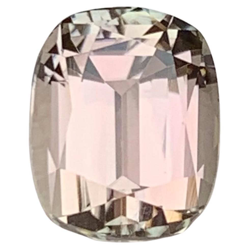 Peachy Beige Natural Tourmaline Ring Loose Gemstone 2.95 Ct Cushion Cut-Jewelry