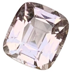 Peachy Hue Natural Tourmaline Ring Gemstone, 2.40 Ct Cushion Cut for Jewelry