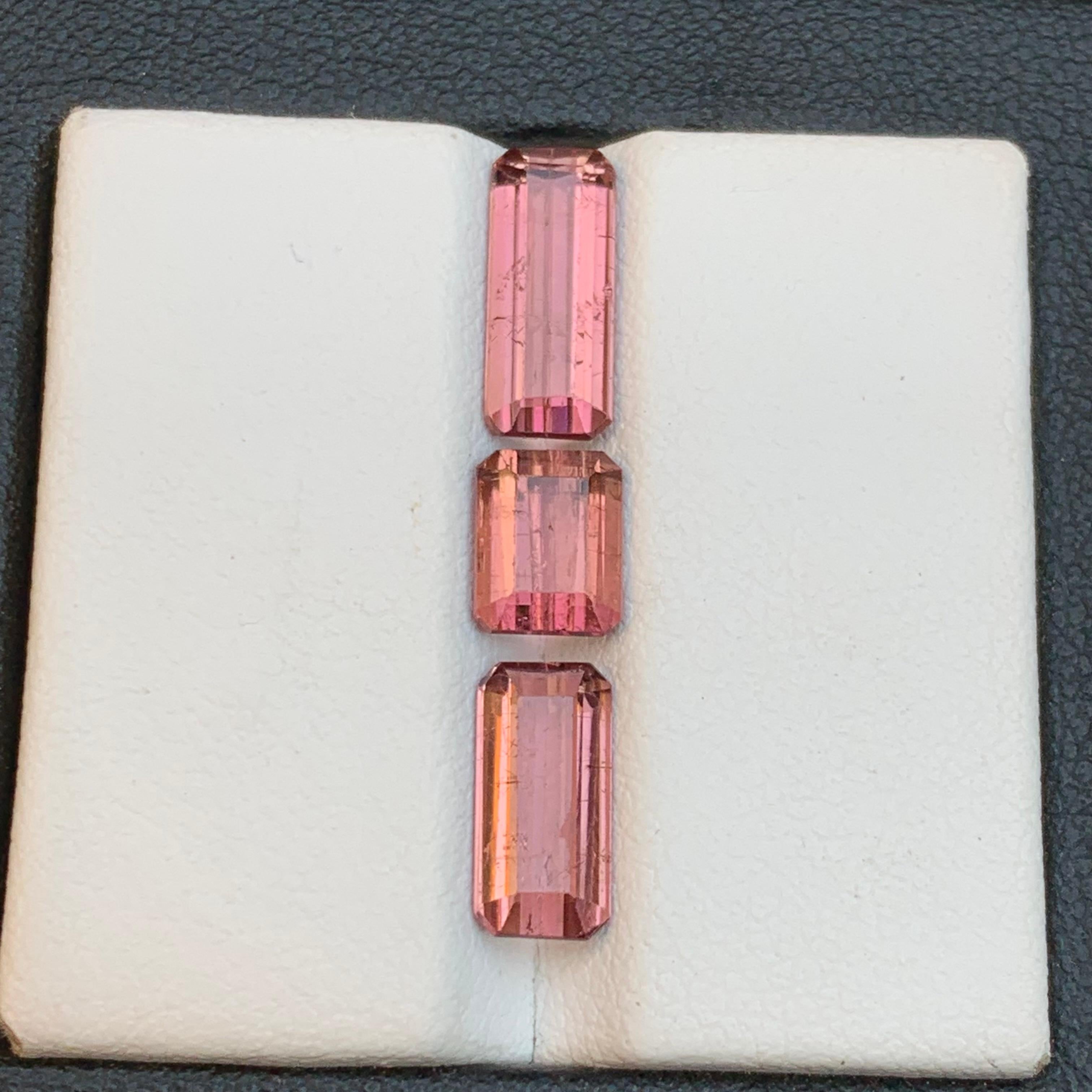 Peachy Pink Natural Tourmaline Loose Gemstones for Earrings, Necklace Pendant, Bracelet, or any other Jewelry Setting-Emerald Cushion Cut from Kunar Afghanistan!!

💎 GEMSTONE TYPE: Tourmaline
⚖️ WEIGHT:  4.95 Carats
🪚 SHAPE & CUT: Emerald Cut
📏