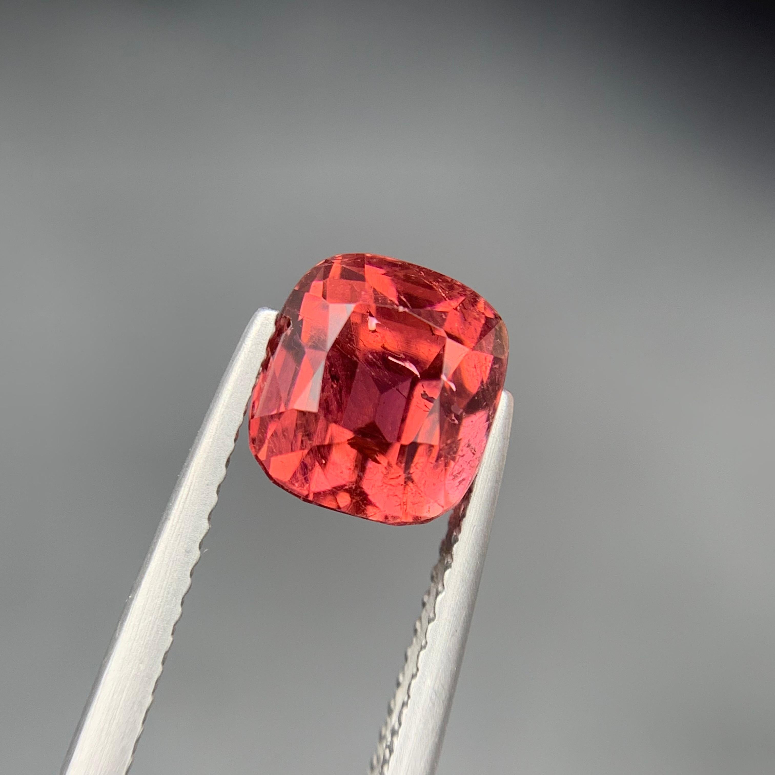 Peachy Pink Natural Tourmaline Loose Gemstone for Ring, Necklace Pendant or any other Jewelry Setting-Cushion Cut!!

💎 GEMSTONE TYPE: Tourmaline
⚖️ WEIGHT: 3.30 Carats
🪚 SHAPE & CUT: Cushion Cut
📏 SIZE (MM): 8.16 x 7.39 x 7.26
🌈 COLOR:  Peachy