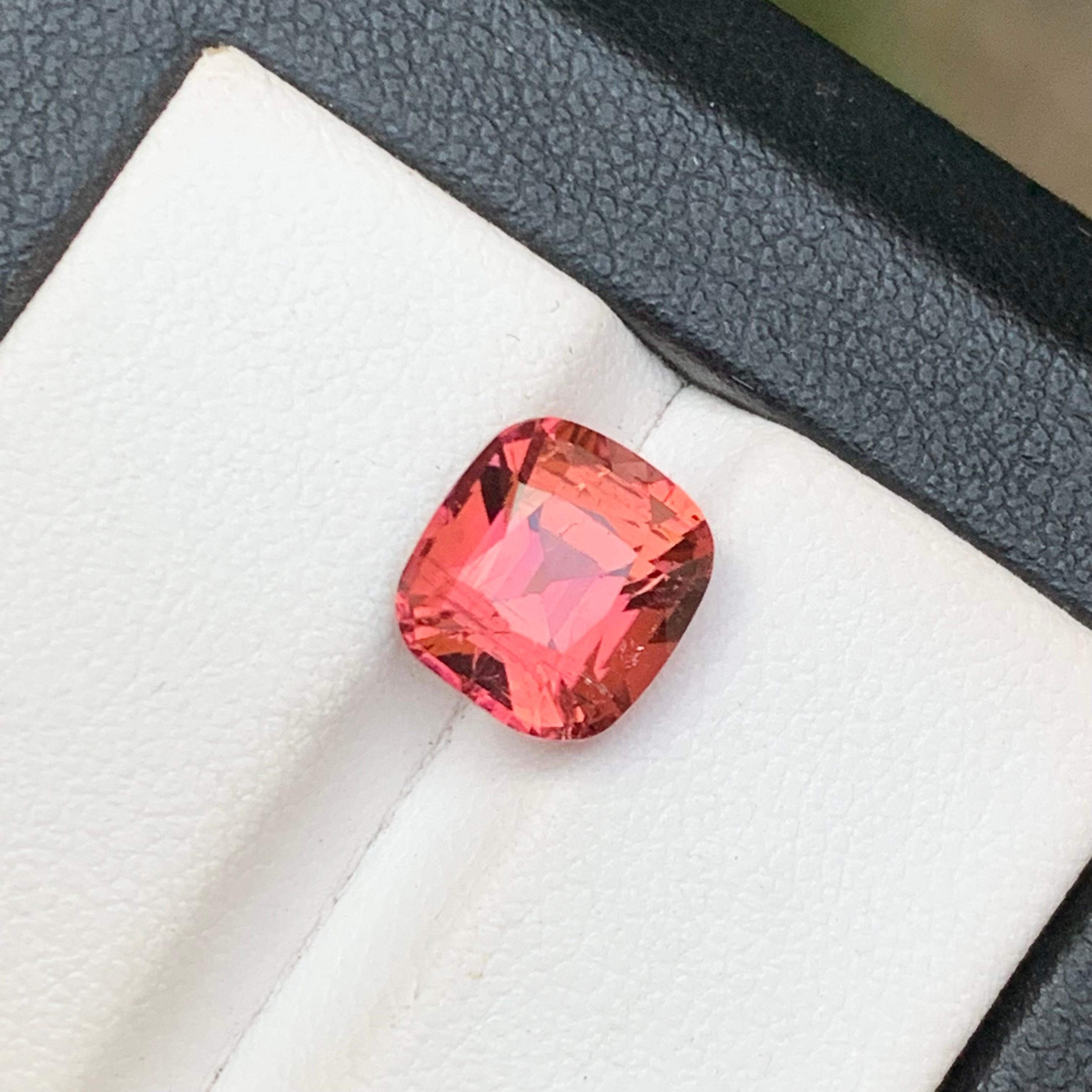 Rare Peachy Pink Natural Tourmaline Loose Gemstone for Ring, or any other Jewelry Setting Cushion Cut!!

💎 GEMSTONE TYPE: Tourmaline
⚖️ WEIGHT: 3.40  Carat
🪚 SHAPE & CUT: Cushion Cut
📏 SIZE (MM): 8.90 x 8.23 x 6.66
🌈 COLOR: Peach
🔎 CLARITY: