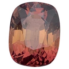 Peachy Pink Natürlicher Turmalin Ring Lose Edelstein 5.25 Ct Cushion Cut-Schmuck