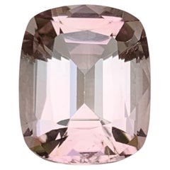 Peachy Pink Natural Tourmaline Ring Loose Gemstone 5.65 Ct Cushion Cut-Jewelry