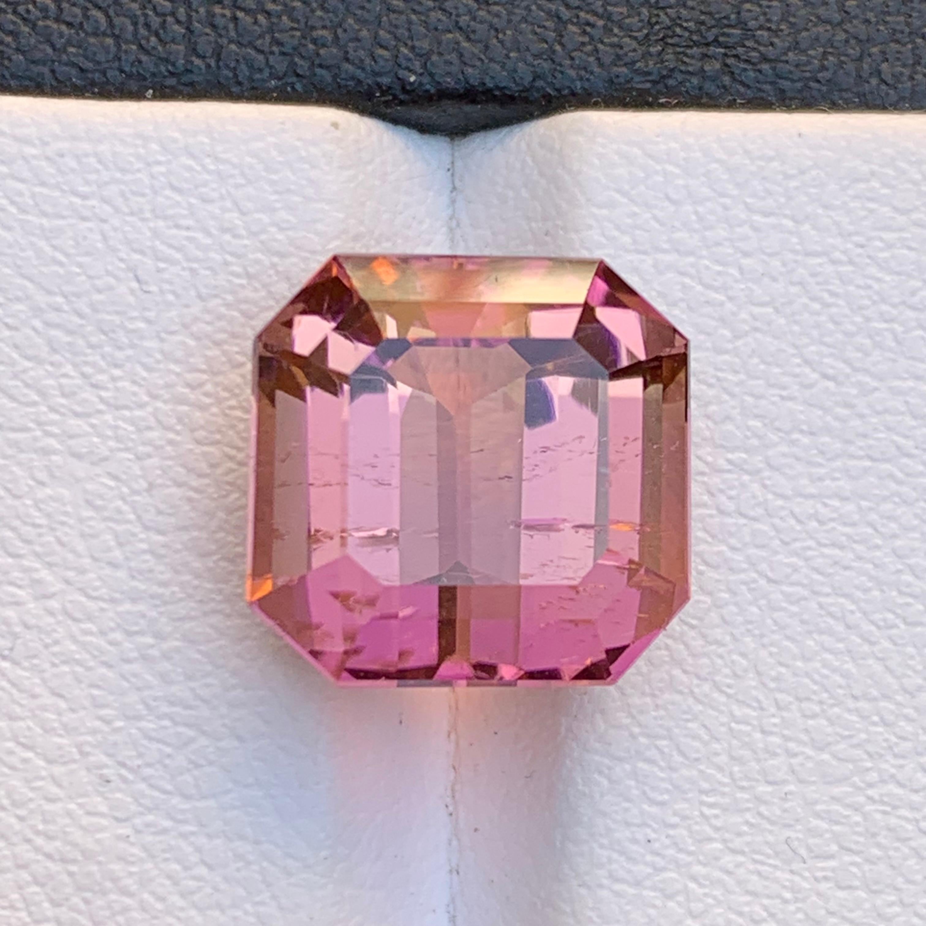 Peachy Pink Natural Tourmaline Loose Gemstone for a Bold Cocktail Ring, Necklace Pendant or any other Jewelry Setting-Emerald Cut from Kunar, Afghanistan!!

💎 GEMSTONE TYPE: Tourmaline 
⚖️ WEIGHT:  12.20 Carat
🪚 SHAPE & CUT: Emerald Cut
📏 SIZE