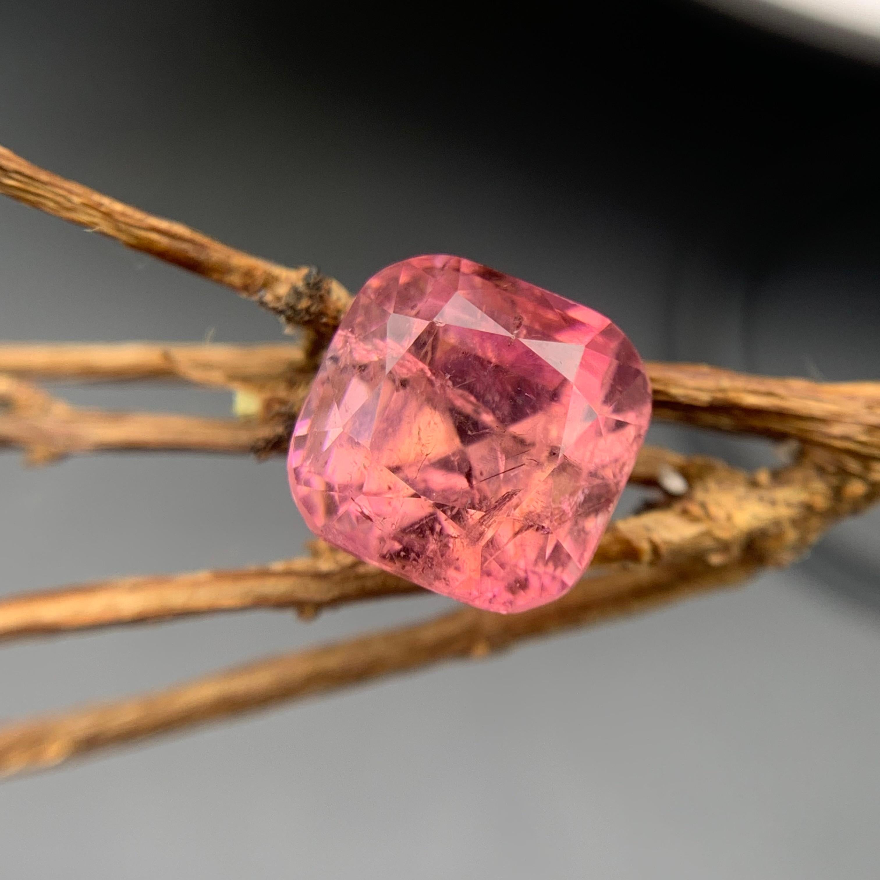 Peachy Pink Natural Tourmaline Loose Gemstone for Ring, Necklace Pendant, Bracelet or any other Jewelry Setting-Cushion Cut from Kunar Afghanistan!!

💎 GEMSTONE TYPE: Tourmaline
⚖️ WEIGHT: 5.00 Carat
🪚 SHAPE & CUT: Cushion Cut
📏 SIZE (MM): 9.75 x