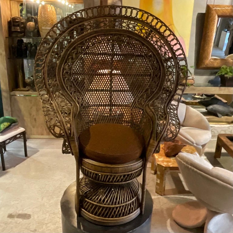 “Peacock” 1970's Vintage Chair For Sale at 1stDibs