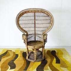Peacock armchair Emanuelle 1970s