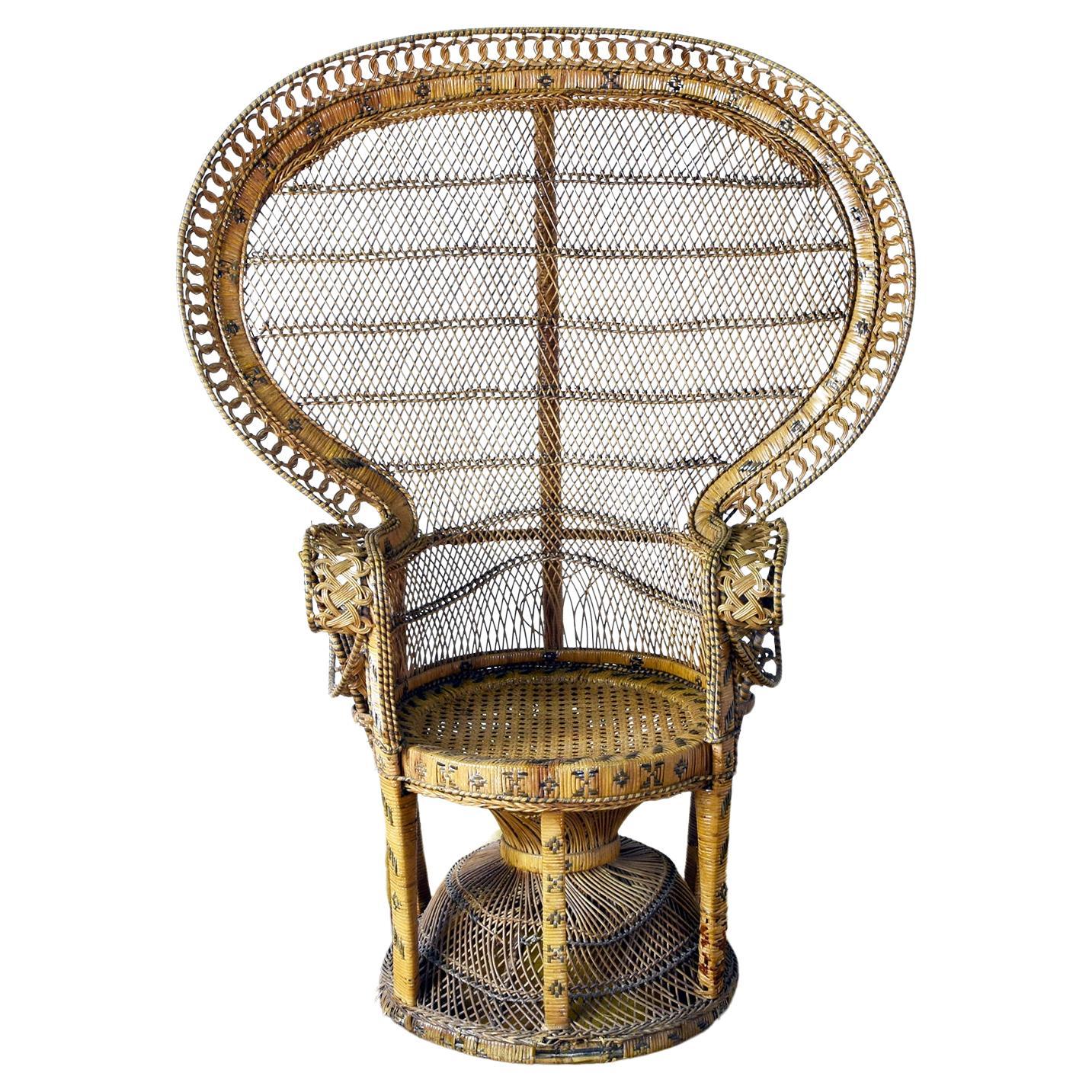 Peacock armchair Emanuelle 1970s