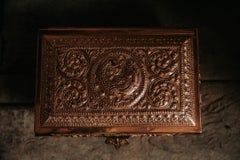 INDIGENIUS  Peacock Brass Jewelry Box