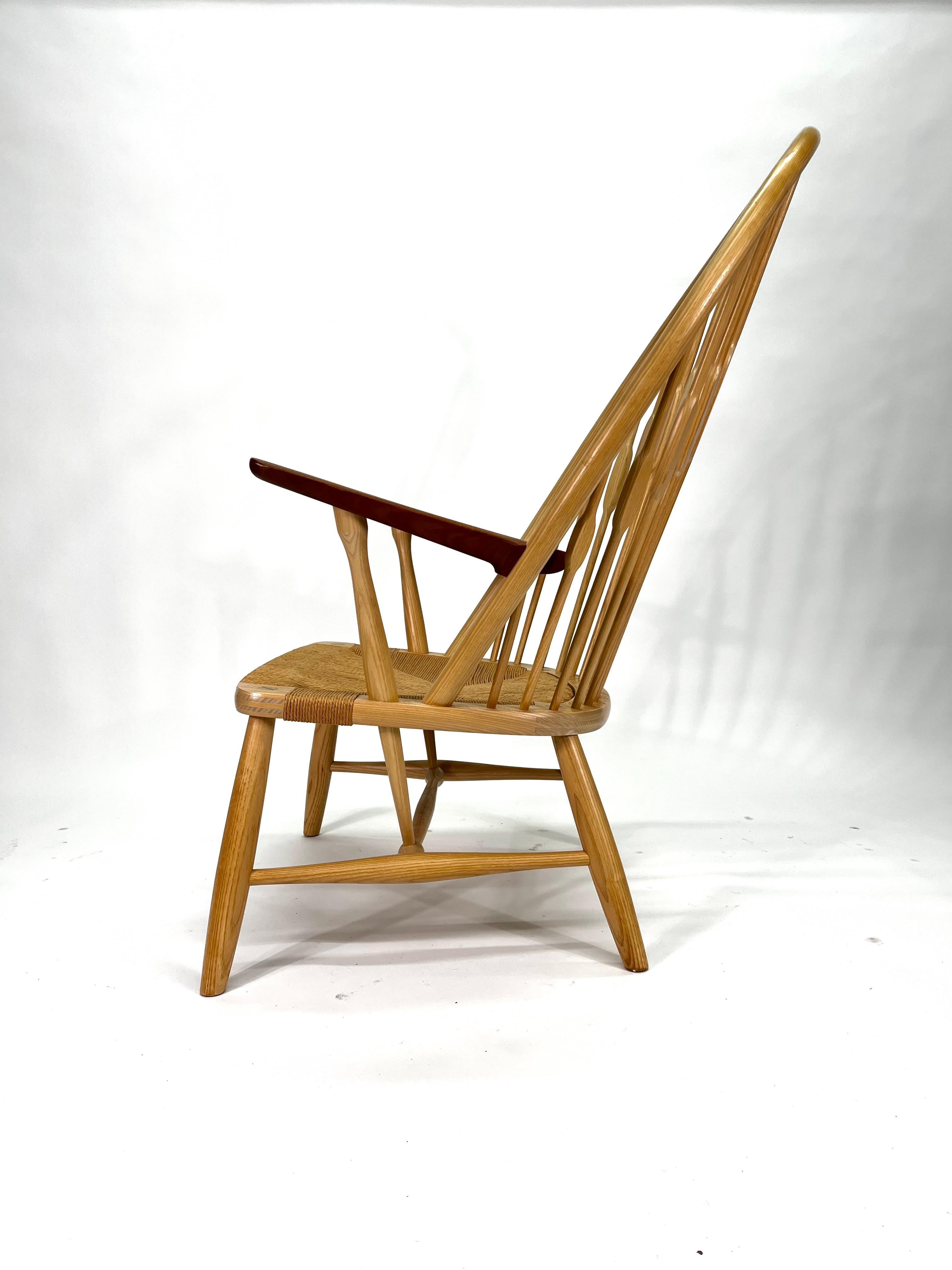 Mid-Century Modern Peacock Chair by Hans J. Wegner for PP Møbler, in Ash PP550 For Sale
