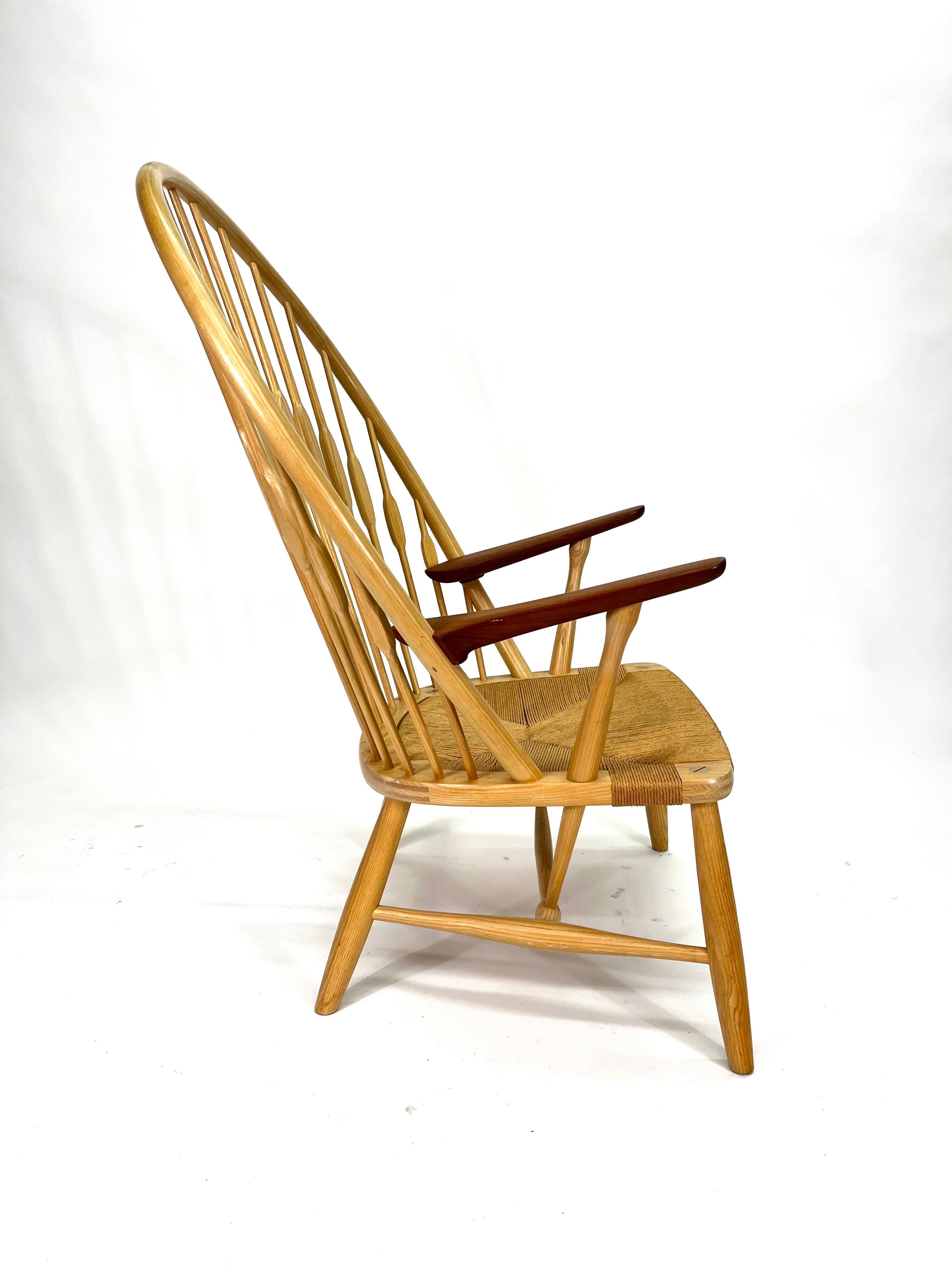 Mid-20th Century Peacock Chair by Hans J. Wegner for PP Møbler, in Ash PP550 For Sale