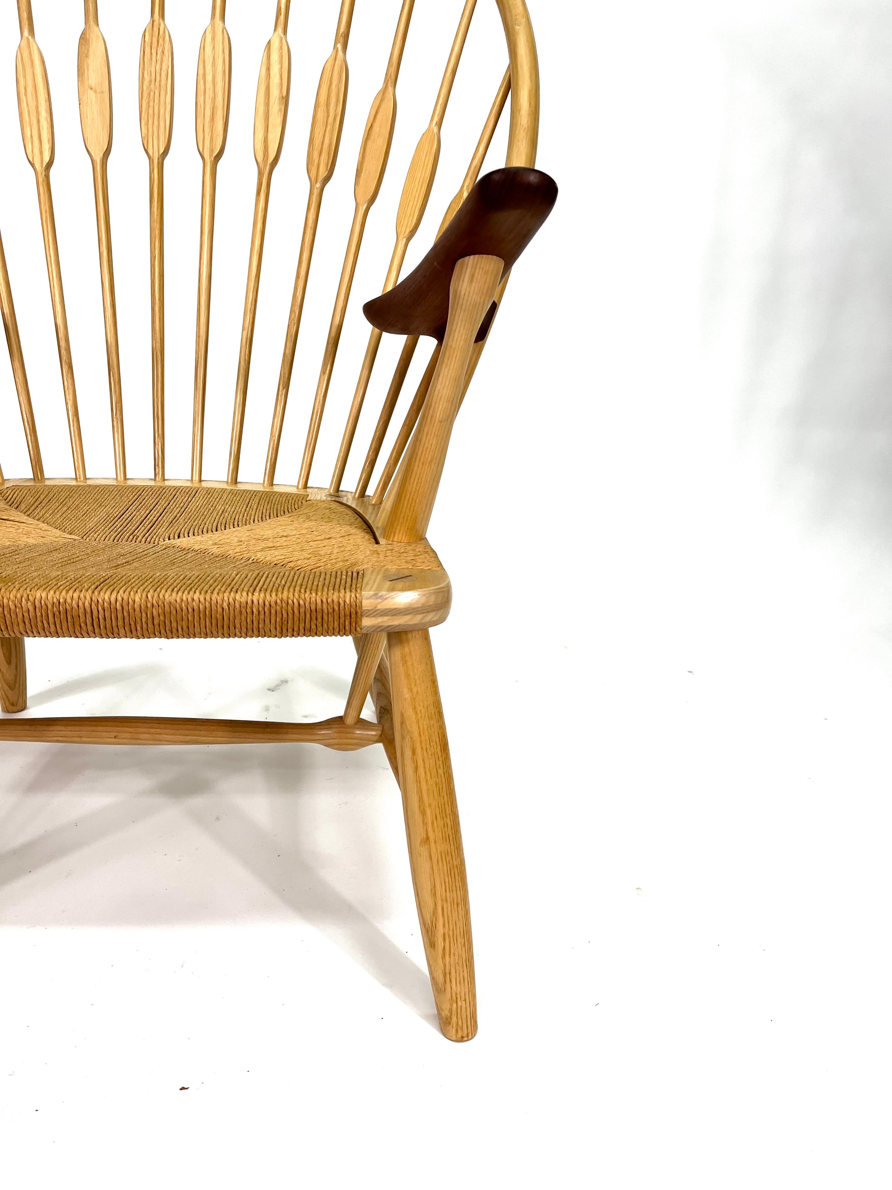 Peacock Chair by Hans J. Wegner for PP Møbler, in Ash PP550 For Sale 1