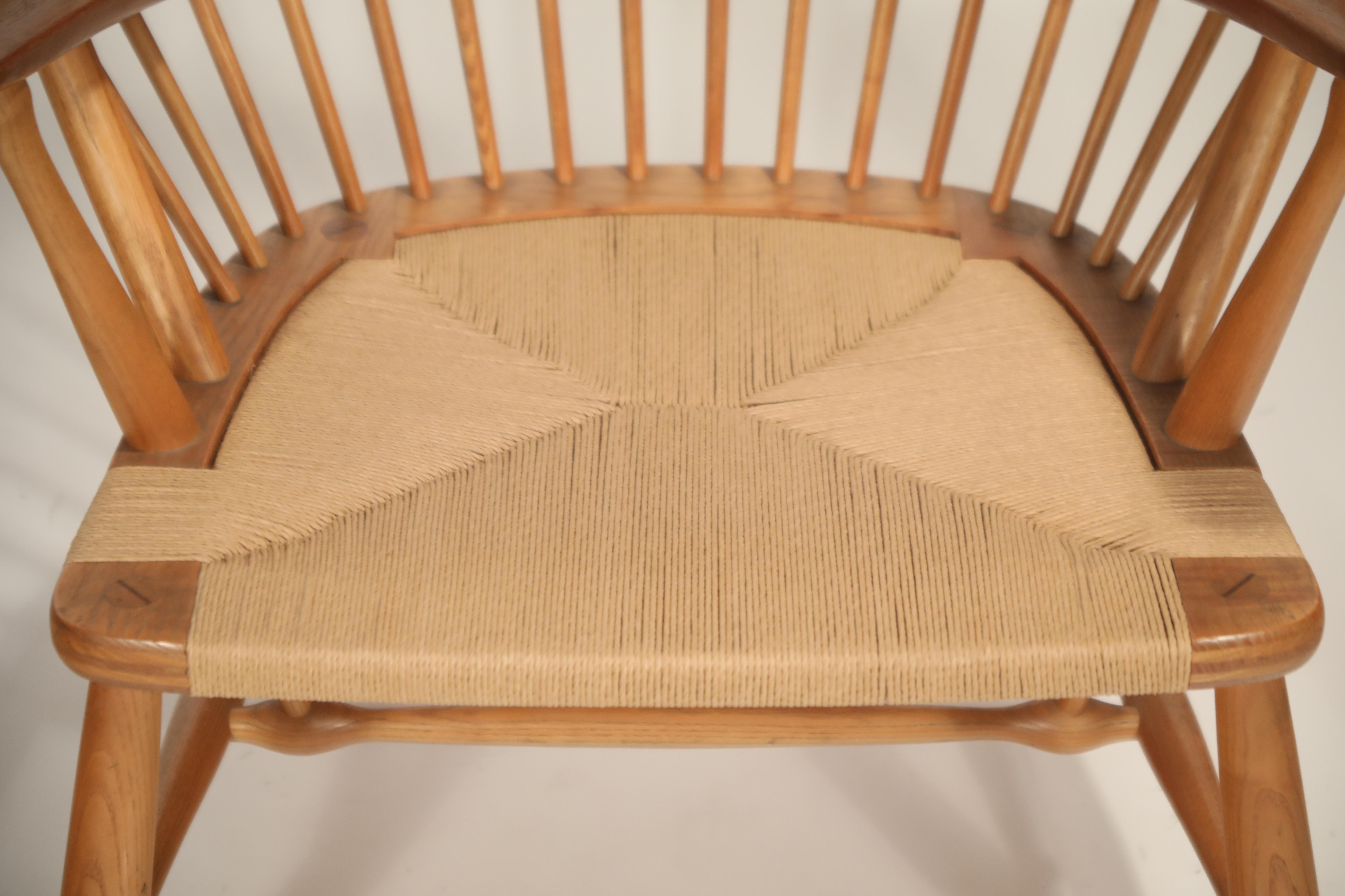 Peacock Chair by Hans Wegner for Johannes Hansen, 1960s Denmark, Signed 5