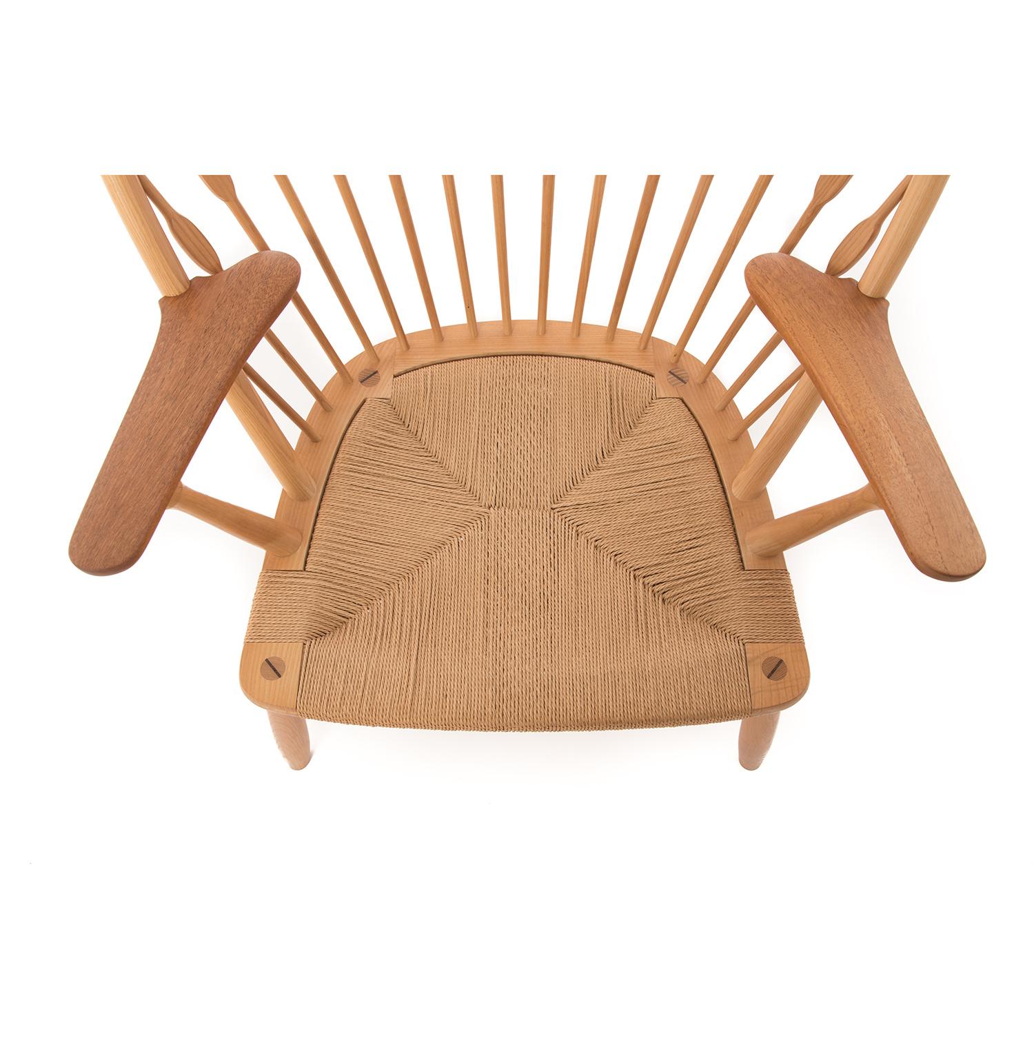 Lacquered Peacock Chair by Hans Wegner