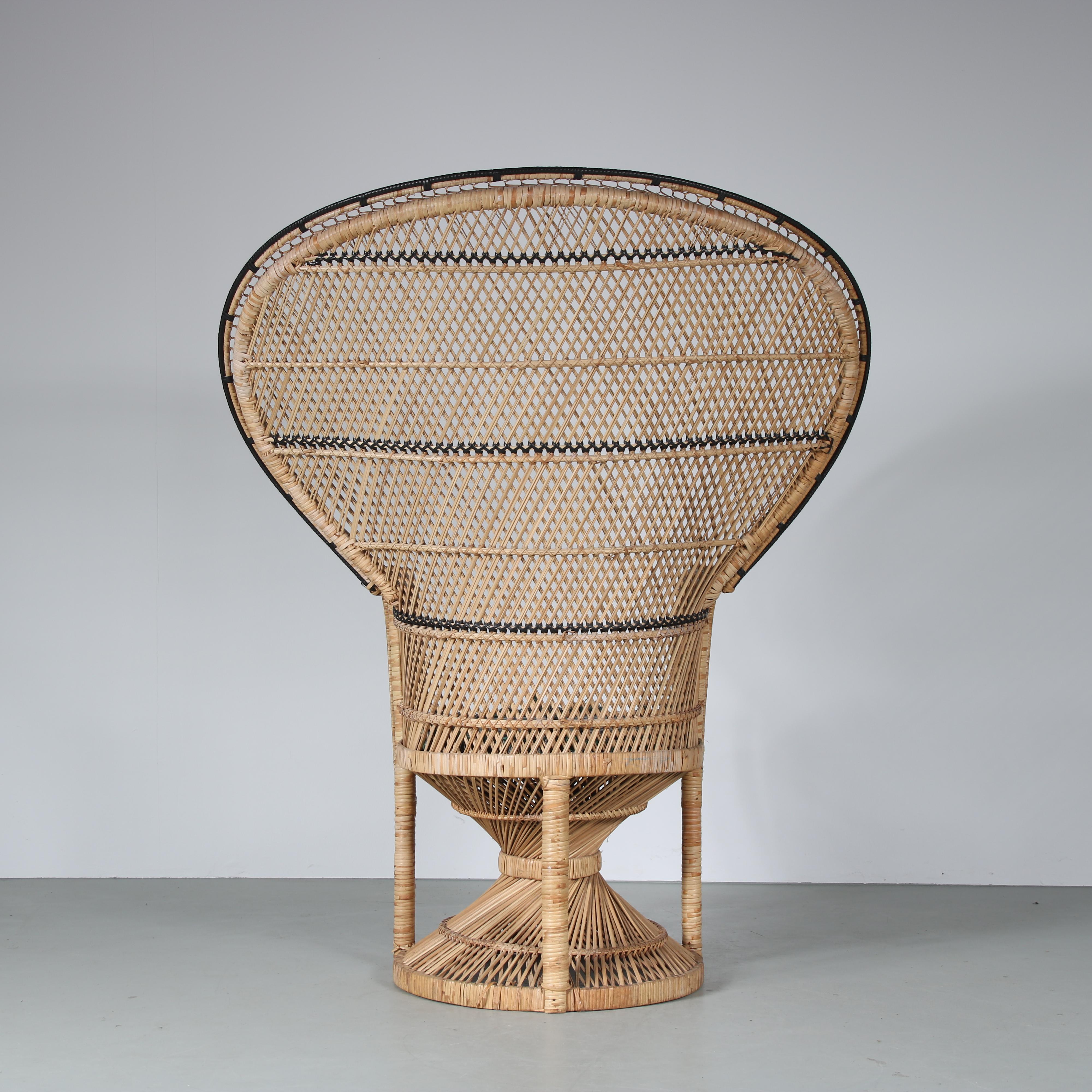 20th Century “Peacock” Chair by Kok Maisonette from France, 1960