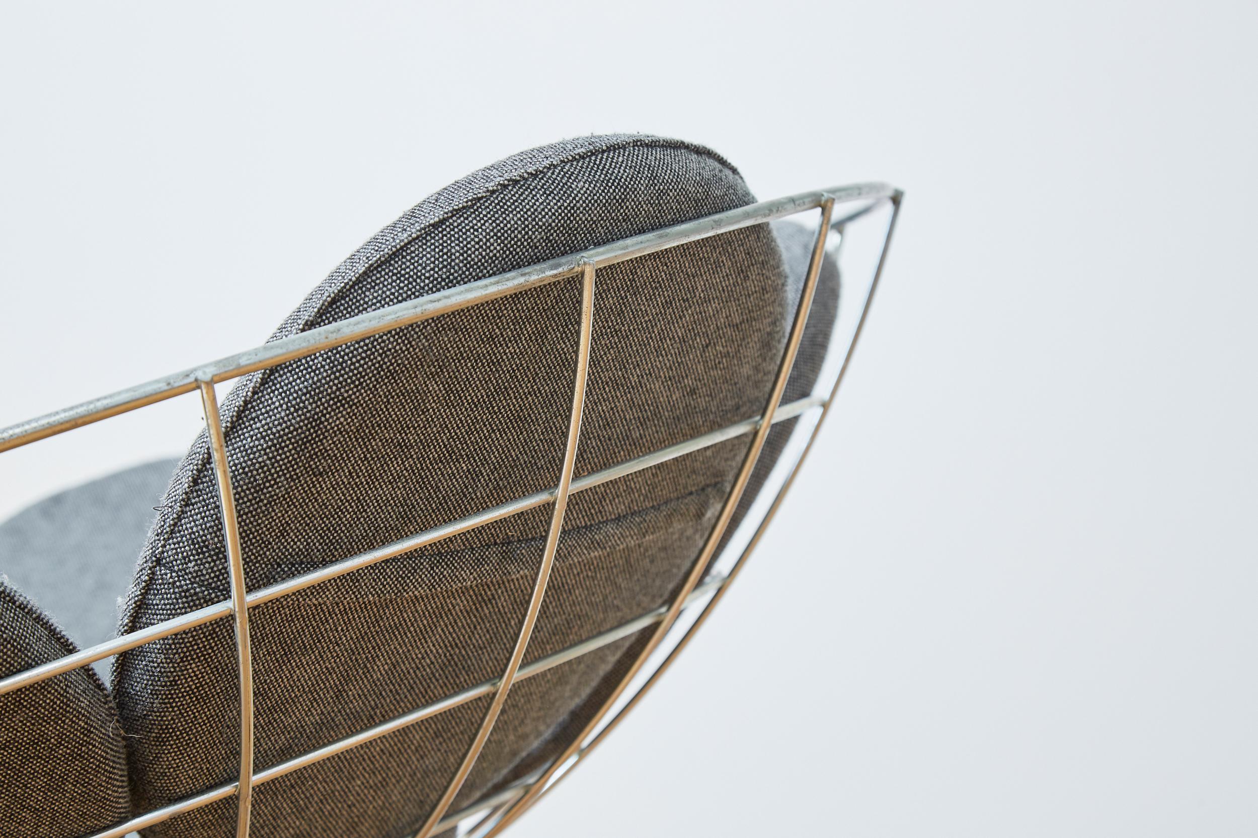 Polychromé Chaise paon conçue par Verner Panton pour Plus Linje, Danemark, 1960 en vente